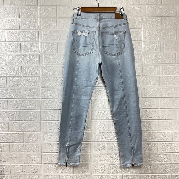 American Eagle Stretch '90s Skinny Jean Stretch Light Wash size 4 - Picture 4 of 11
